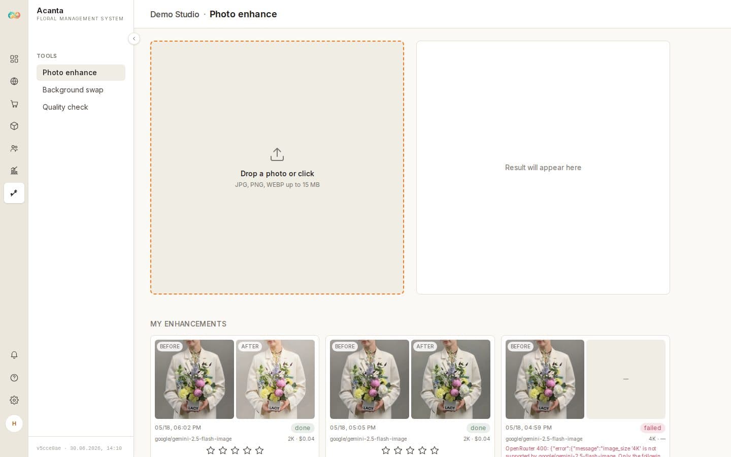 AI made for bouquets, not generic retail